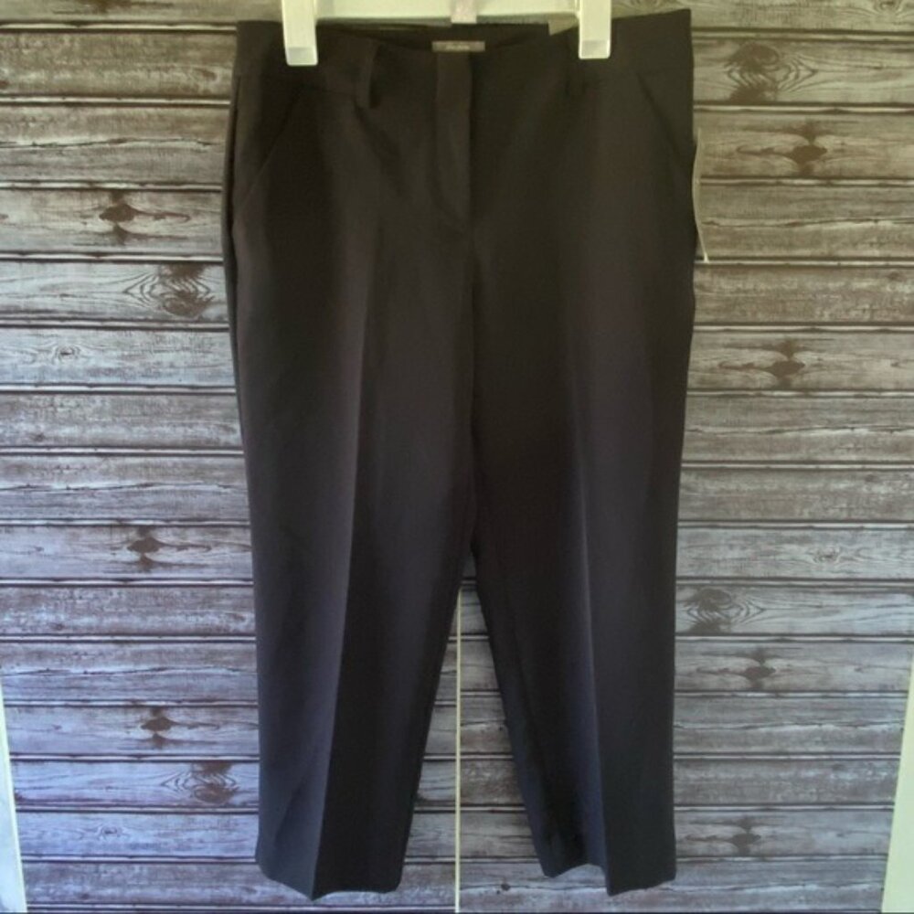 NWT‎ Maurices Smart Black Cropped Pants Size 9/10